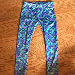 Girls mermaid leggings